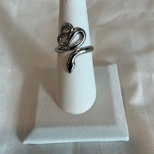 Stainless steel adjustable snake ring